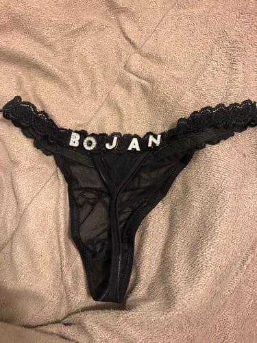 Customer photo review of LoveBomb - personalisierter Tanga