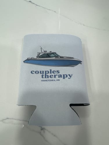 Customer photo review of Custom Boat Koozie