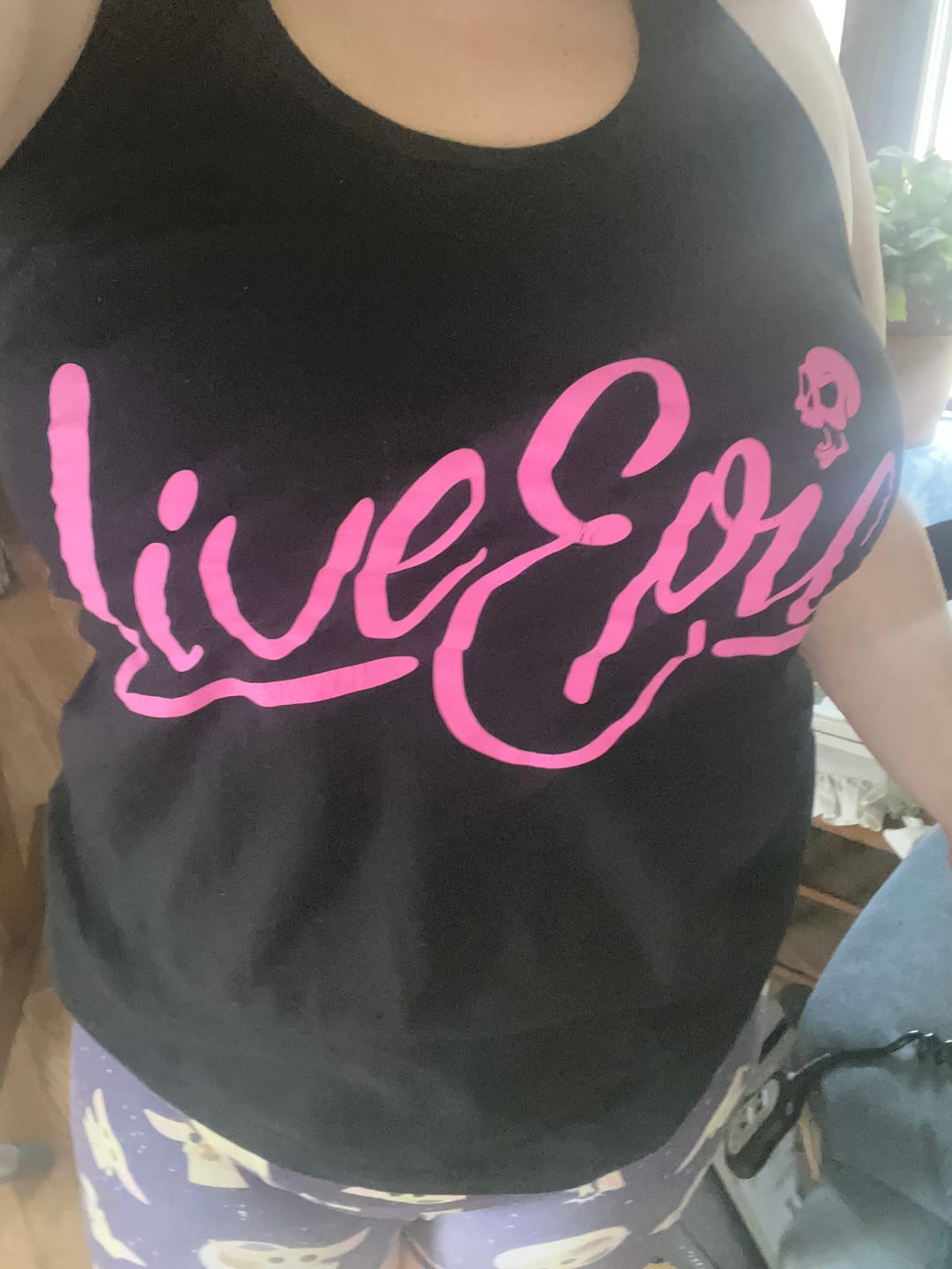 Customer photo review of [Multicolor] Live Epic Cheapsk8r Ladies Racerback