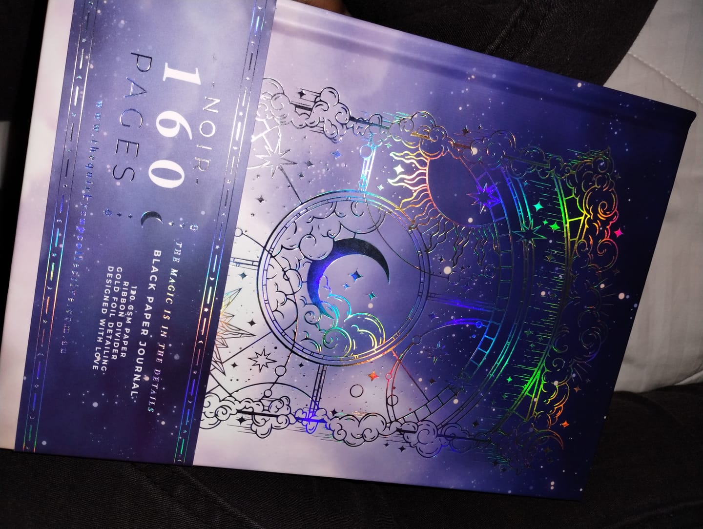 Customer photo review of Otherworldly Journal Blue