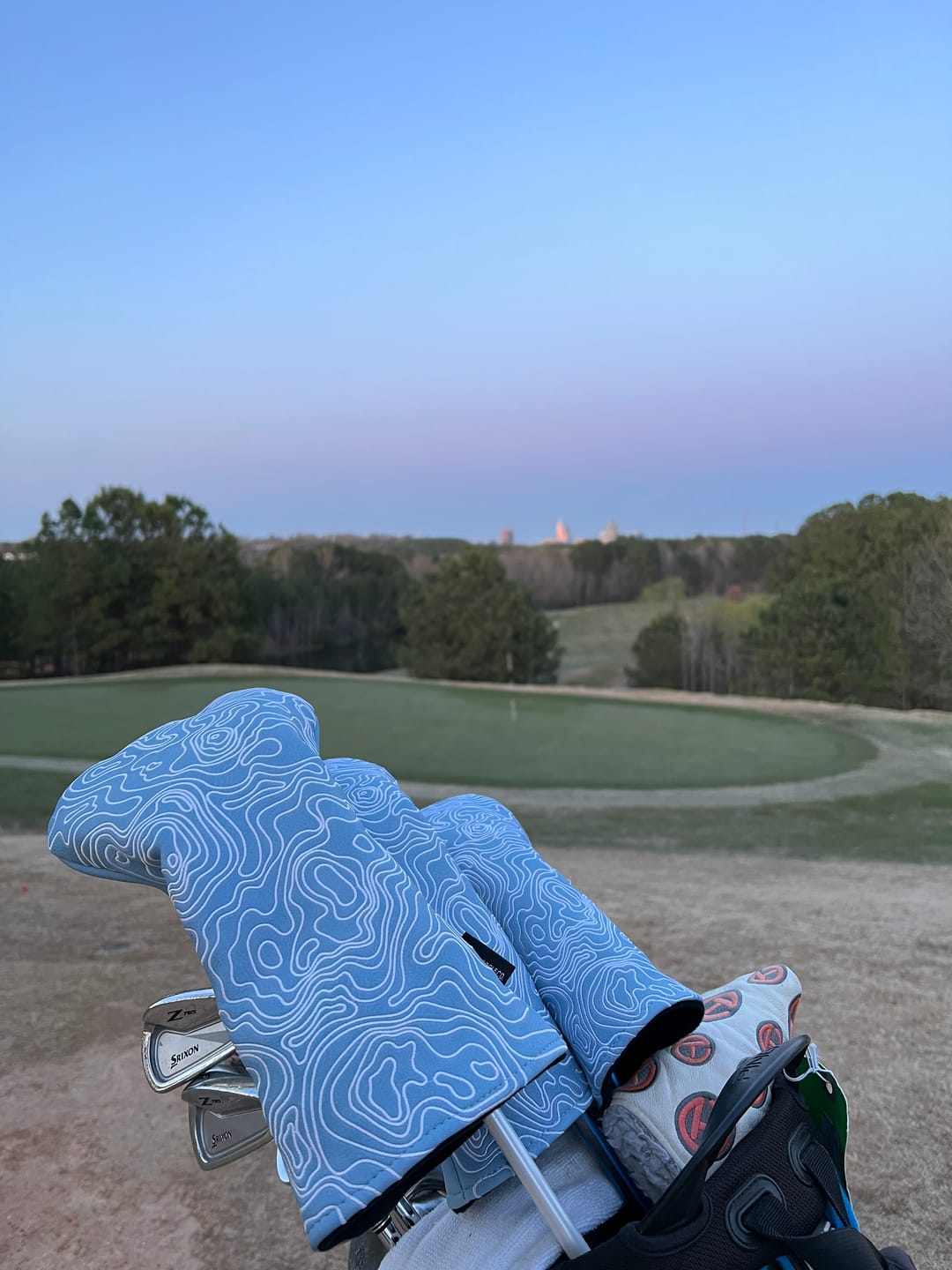 Customer photo review of Topographic Edition Headcover - Carolina Blue / Embroidered Pure White