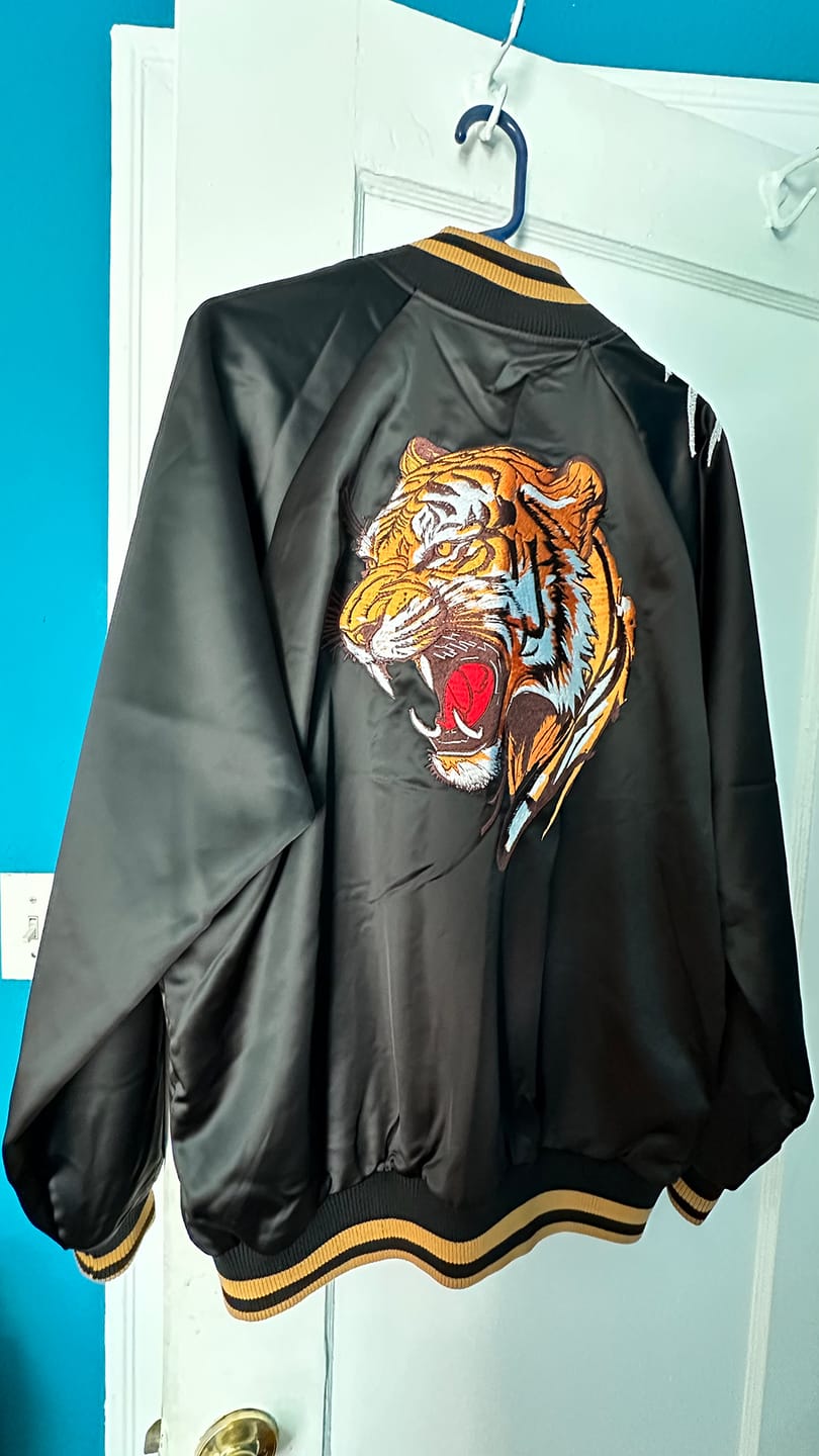 Customer photo review of Roaring Tiger Sukajan Souvenir Jacket