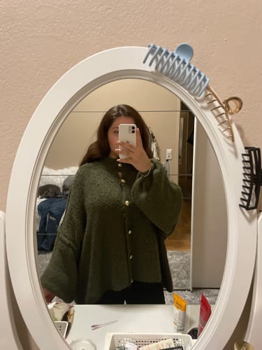 Customer photo review of Oversized Cardigan "CozyGlam"