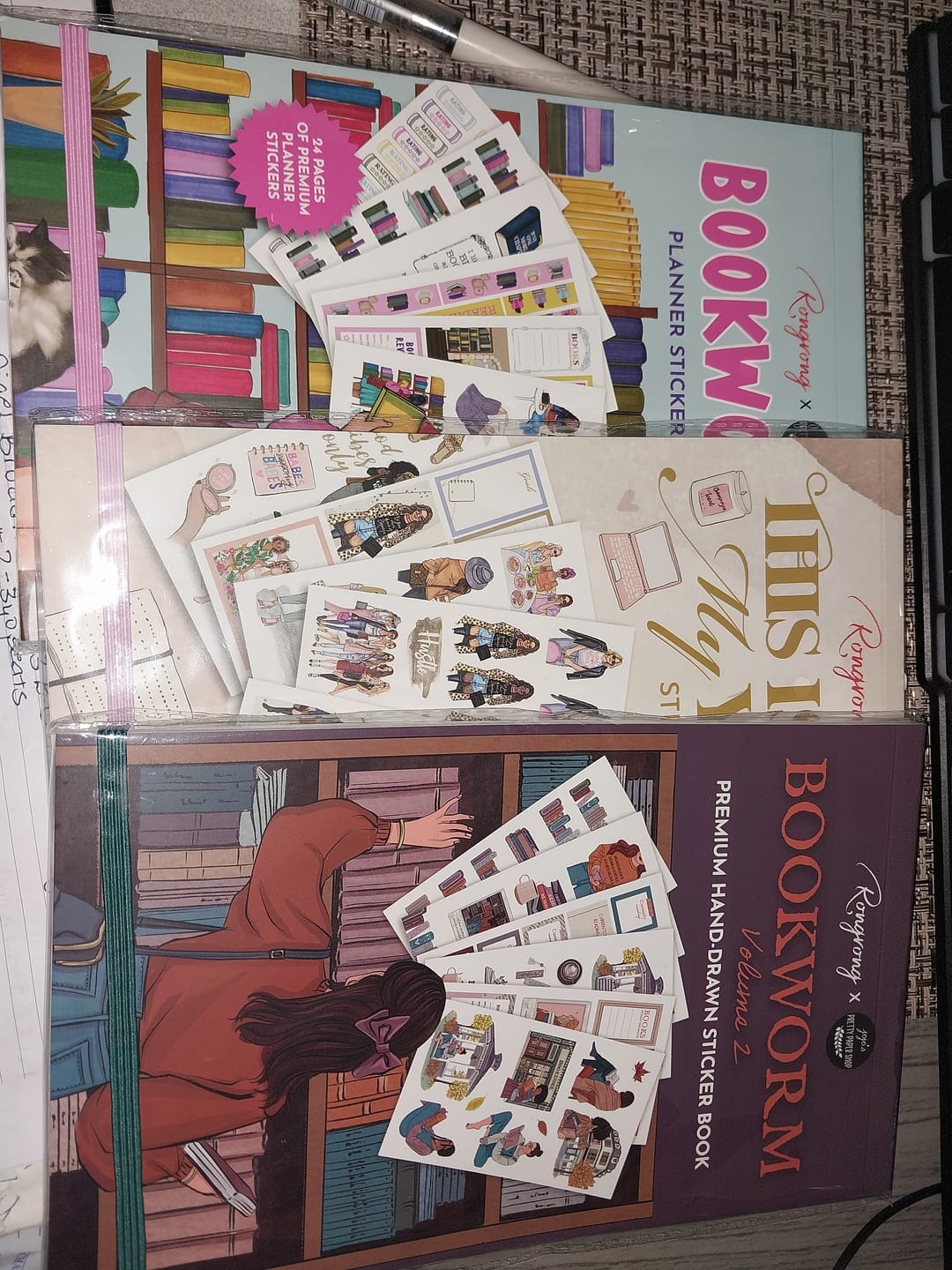 Customer photo review of This Is My Year Planner Sticker Book