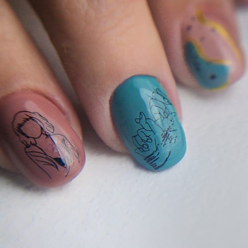 Customer photo review of Fiber Base gel Didier Lab, Nude 10ml