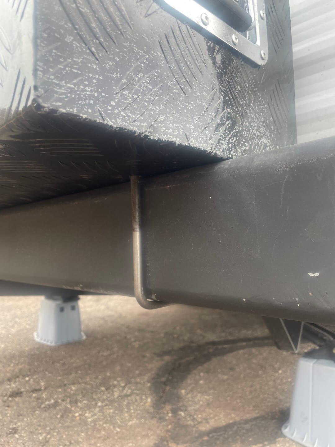Customer photo review of 3/8 Inch Diameter U-Bolts - Square