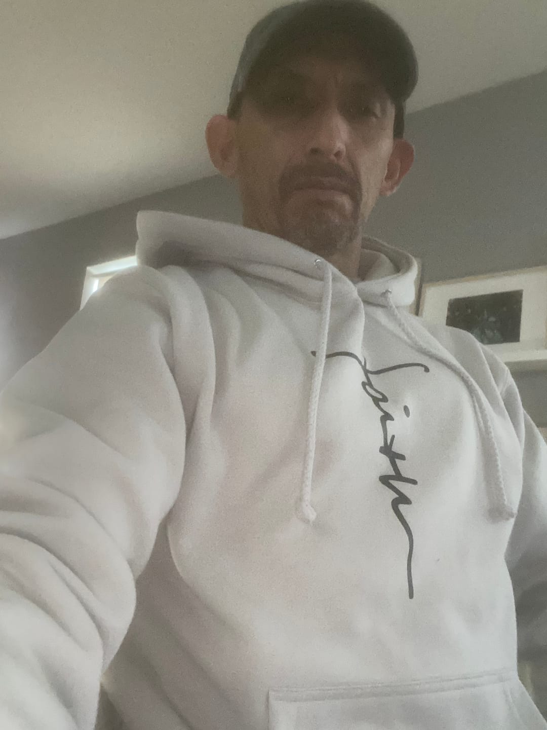 Customer photo review of Faith Cross Hoodie