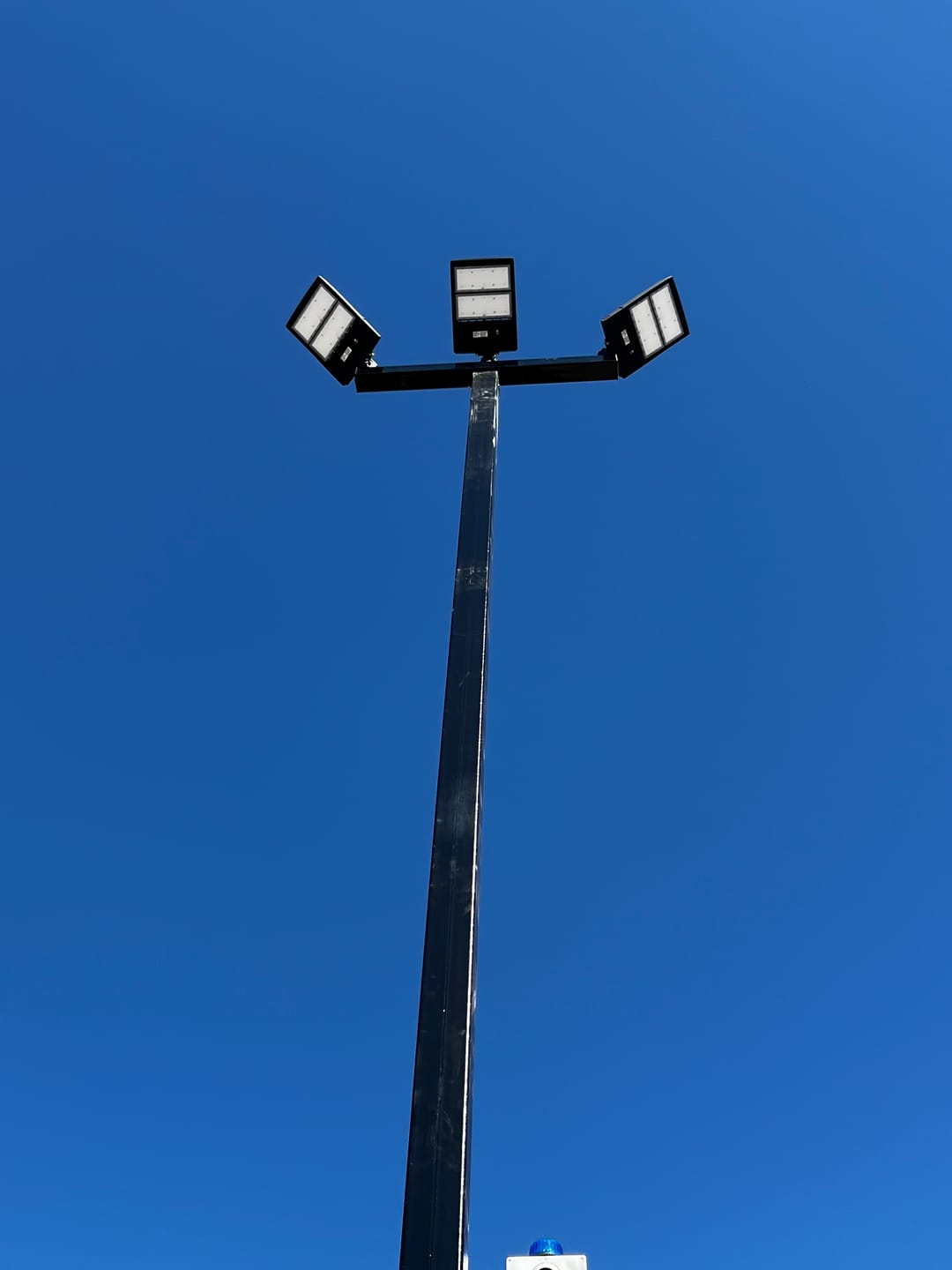 Customer photo review of LED Pole Lights Outdoor 300 Watt Black 5700K 42000LM Slip Fitter/ Adjustable Mount, Waterproof IP65, 120V-277V, UL, DLC Listed, LED Parking Lot Lights - Outdoor Commercial Area Street Lighting