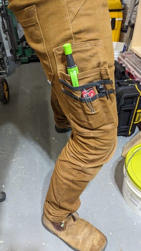 Customer photo review of FX-1 Work Pants Whiskey