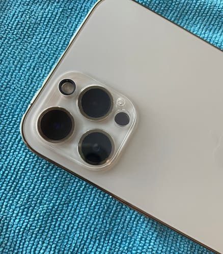 Customer photo review of UltraGlass Camera Lens Protector for iPhone