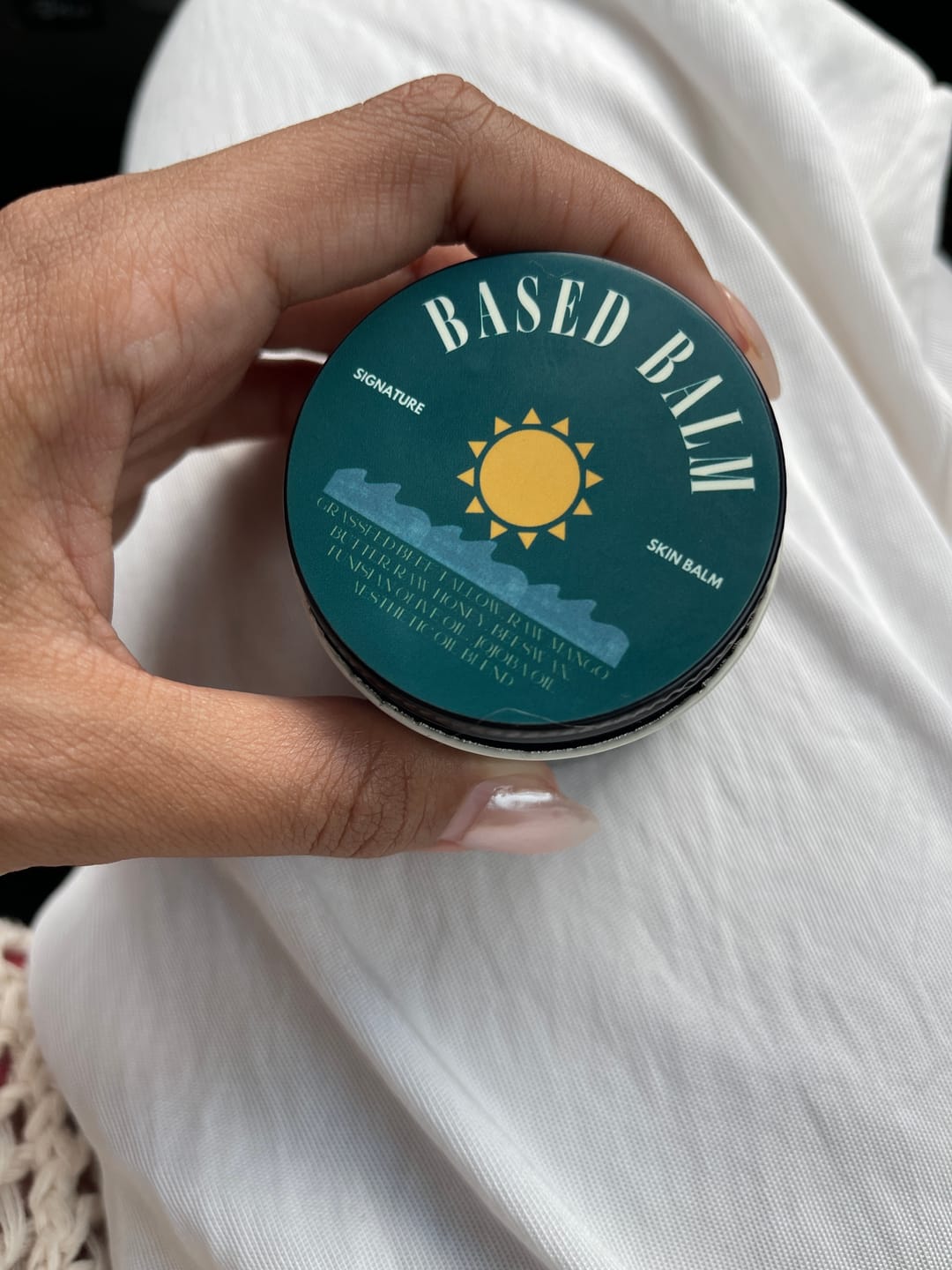 Customer photo review of Based Balm’s Signature Tallow Balm