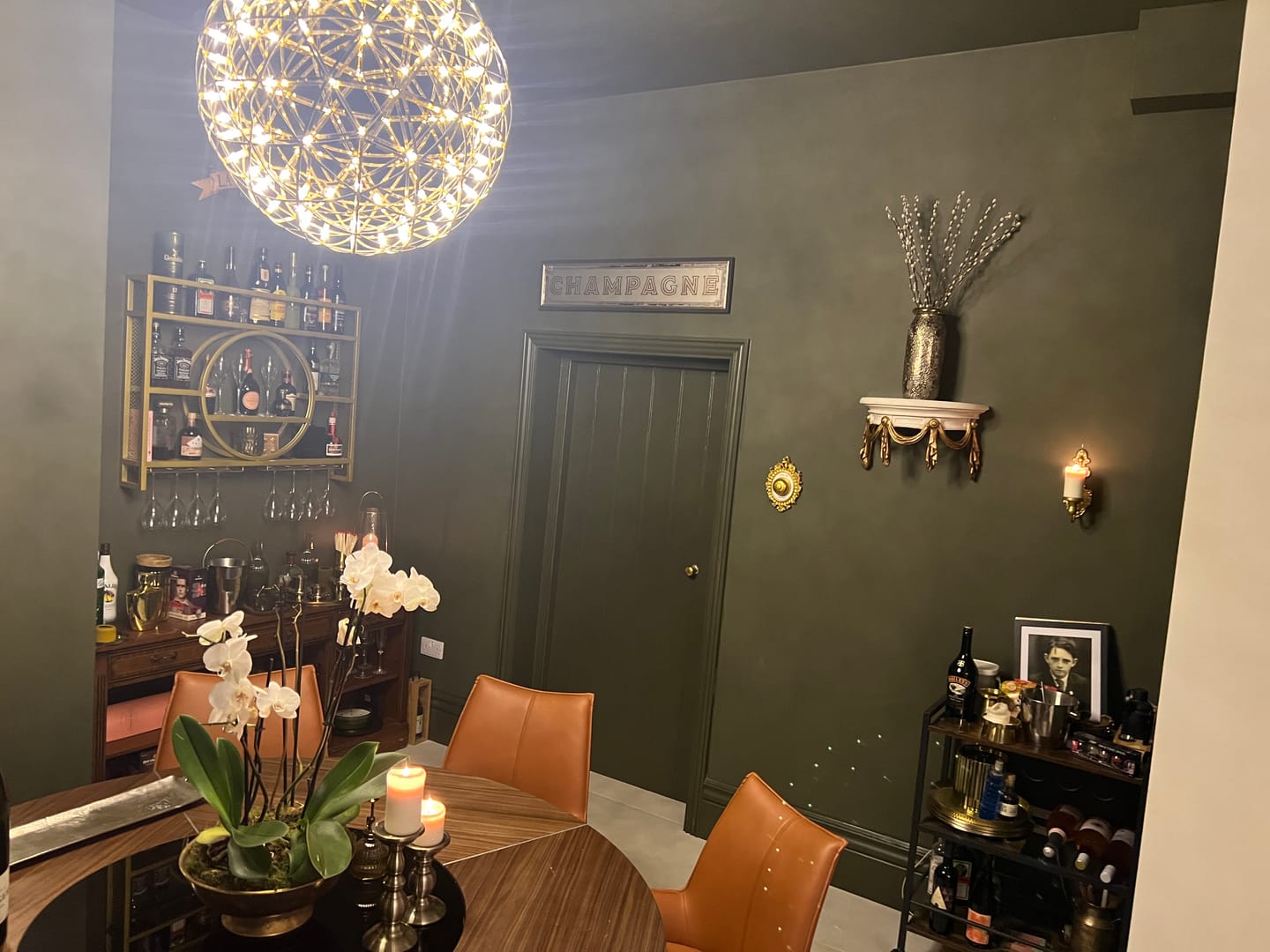 Customer photo review of Champagne Wall Plaque Mirror By Faye Reynolds-Lydon *NEW*