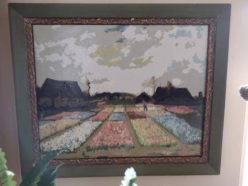 Customer photo review of Bulb Fields - Paint by Numbers