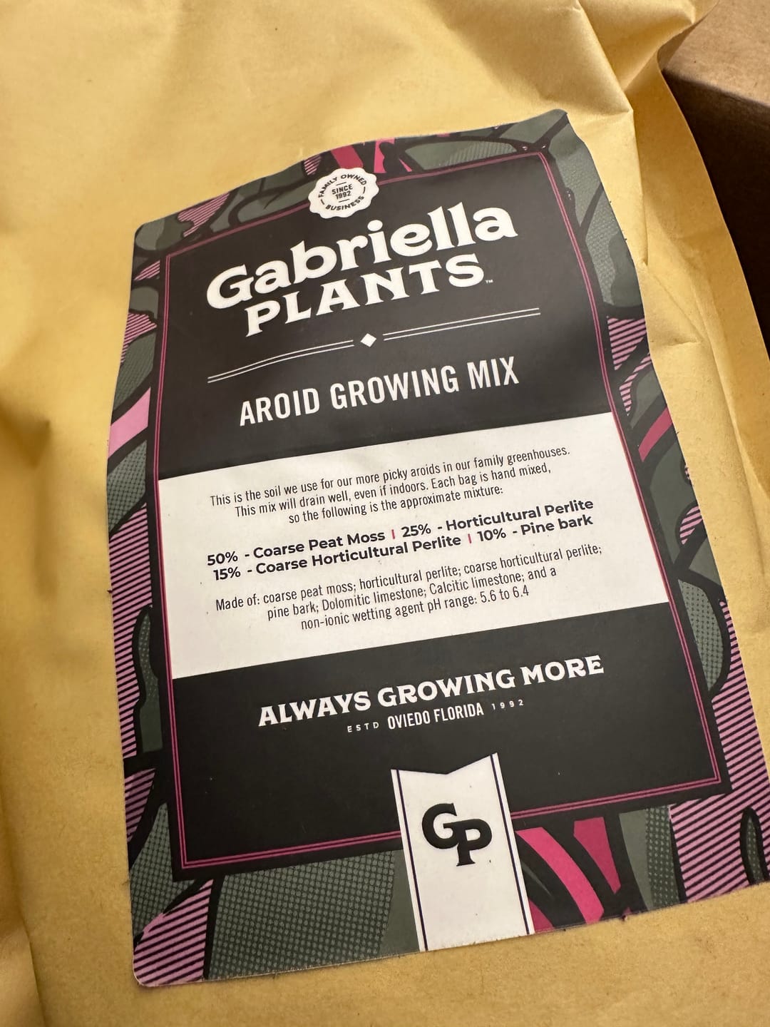 Customer photo review of GP Standard Substrate Mix