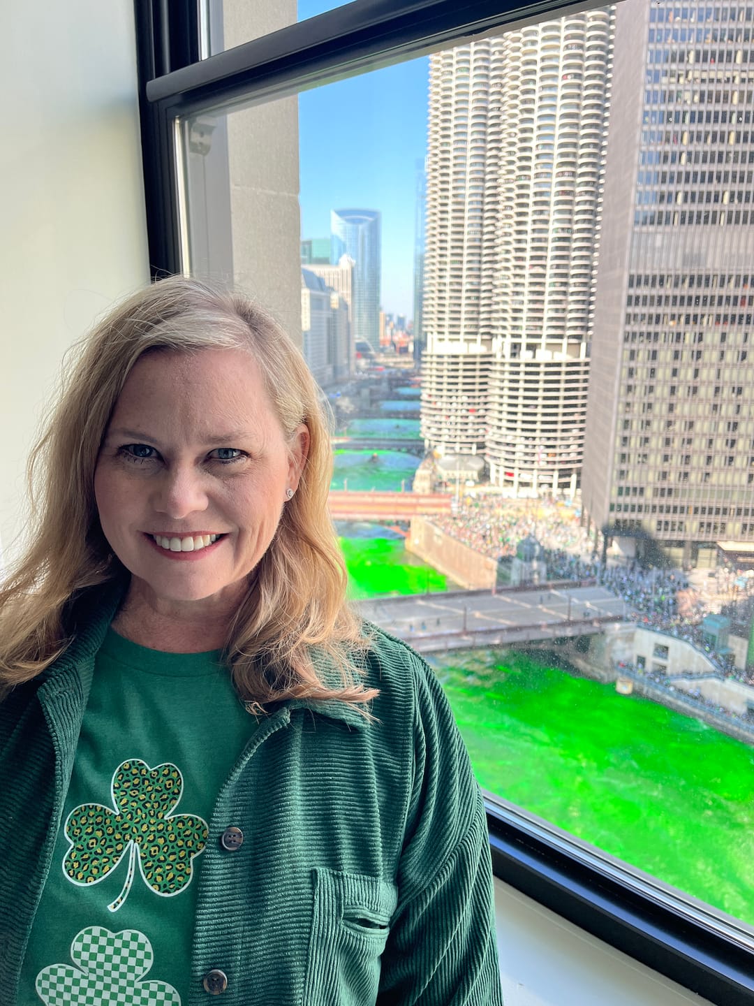 Customer photo review of Shamrock Ireland Shirt St. Patrick Day Womens Graphic Tees