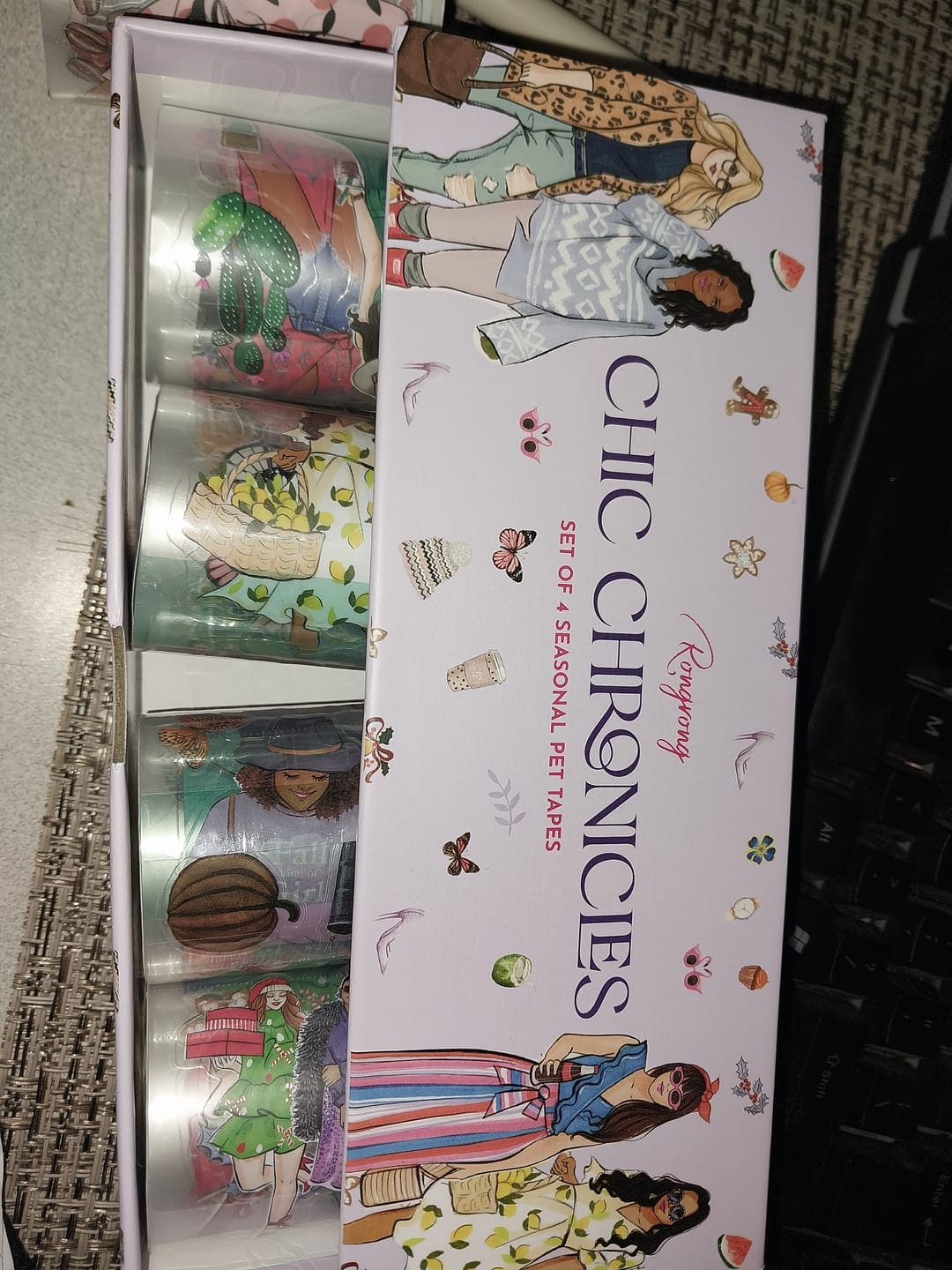 Customer photo review of Chic Chronicles Pre-cut PET Tape Box
