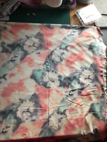 Customer photo review of 3 Metres, Printed Jersey - 55" Wide -Tie and DYE