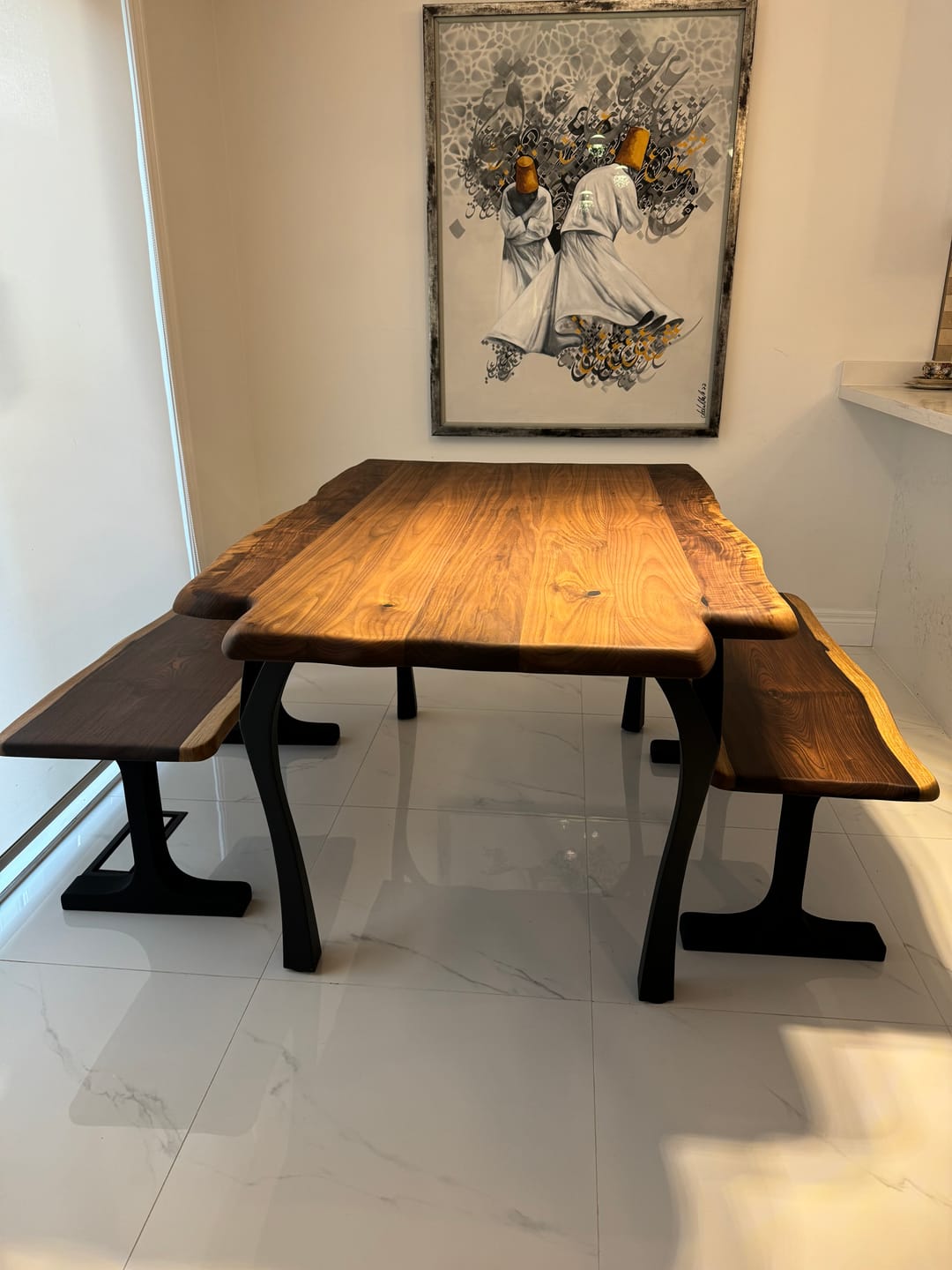 Customer photo review of Furniture Legs 506 Faras 28H for Dining Tabletop