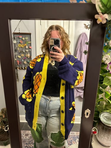 Customer photo review of Straw Hat Dressrosa Cardigan