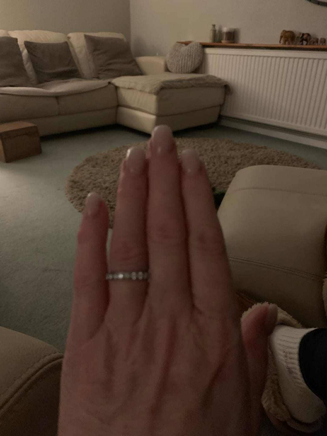 Customer photo review of White Gold 3mm Full Glitz Ring