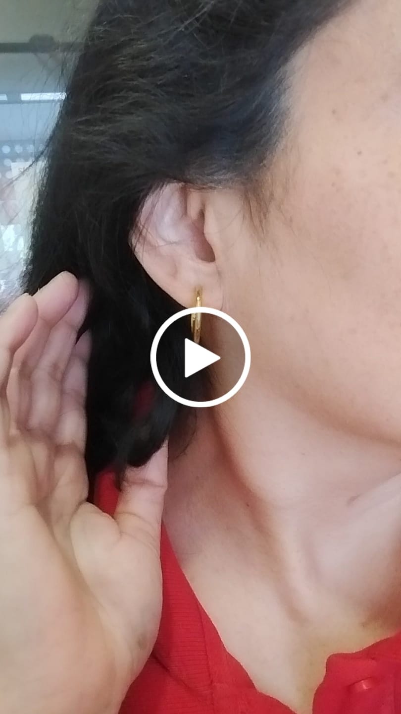 Customer video review of Pendientes Aritos Clásicos