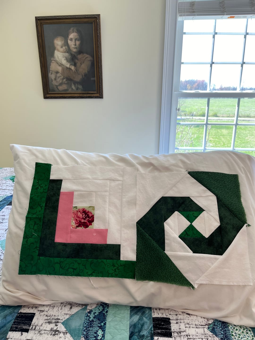 Customer photo review of Cut Loose Press, Rosebud Trails Quilt Pattern