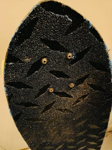 Customer photo review of Seismic Lokton 36-grit Griptape sheets (3 pack)
