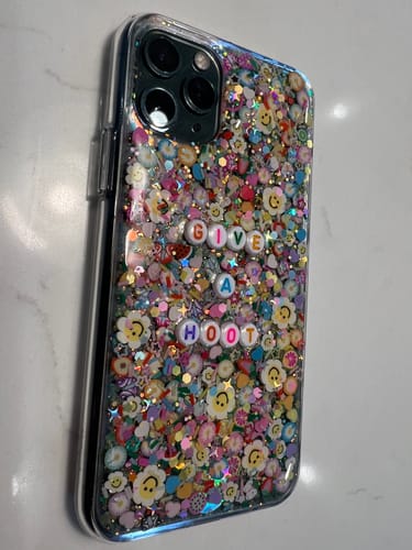 Customer photo review of Rainbow Phone Case