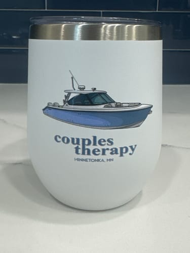 Customer photo review of Custom Wine Tumblers