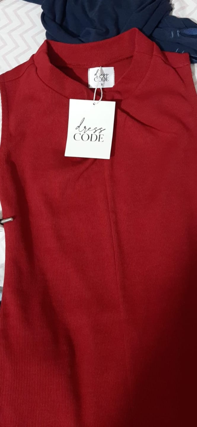 Customer photo review of Front Twist Dress