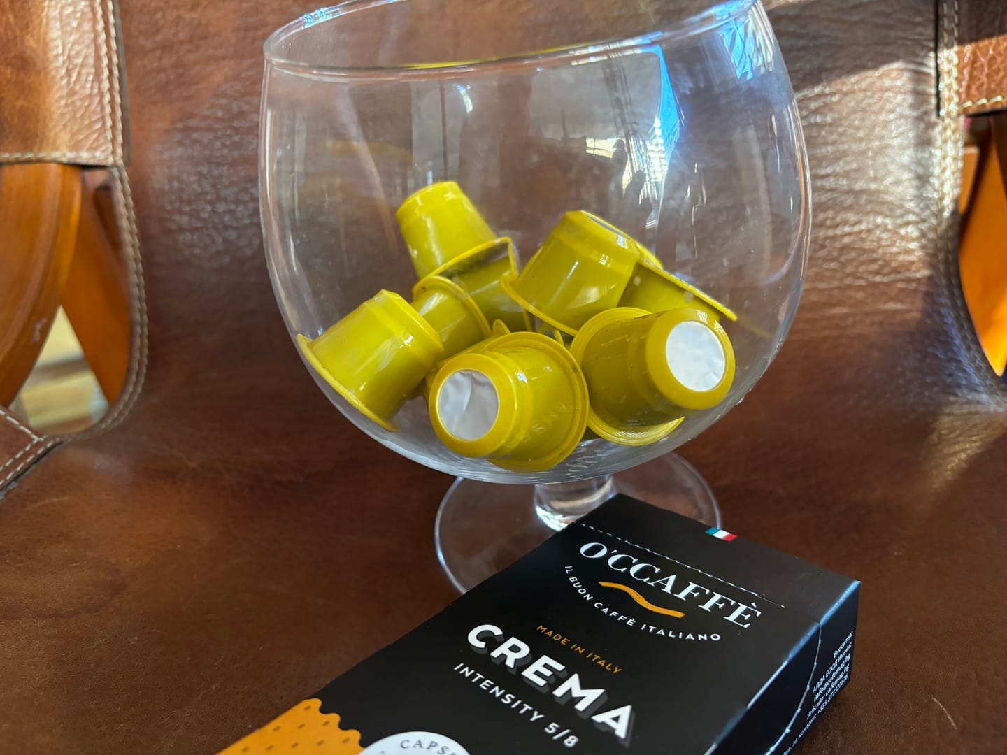 Customer photo review of Pack Occaffe 120 Cápsulas Aluminio Compatibles para Nespresso