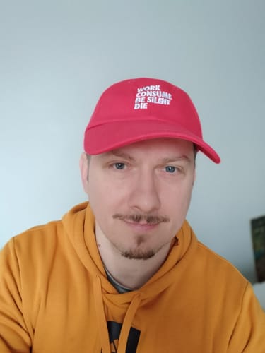 Customer photo review of BASEBALL CAP • WORK CONSUME BE SILENT DIE // EDLER STICK