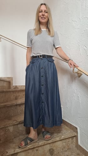 Customer photo review of Herrlicher Rock "Peony" - Denim