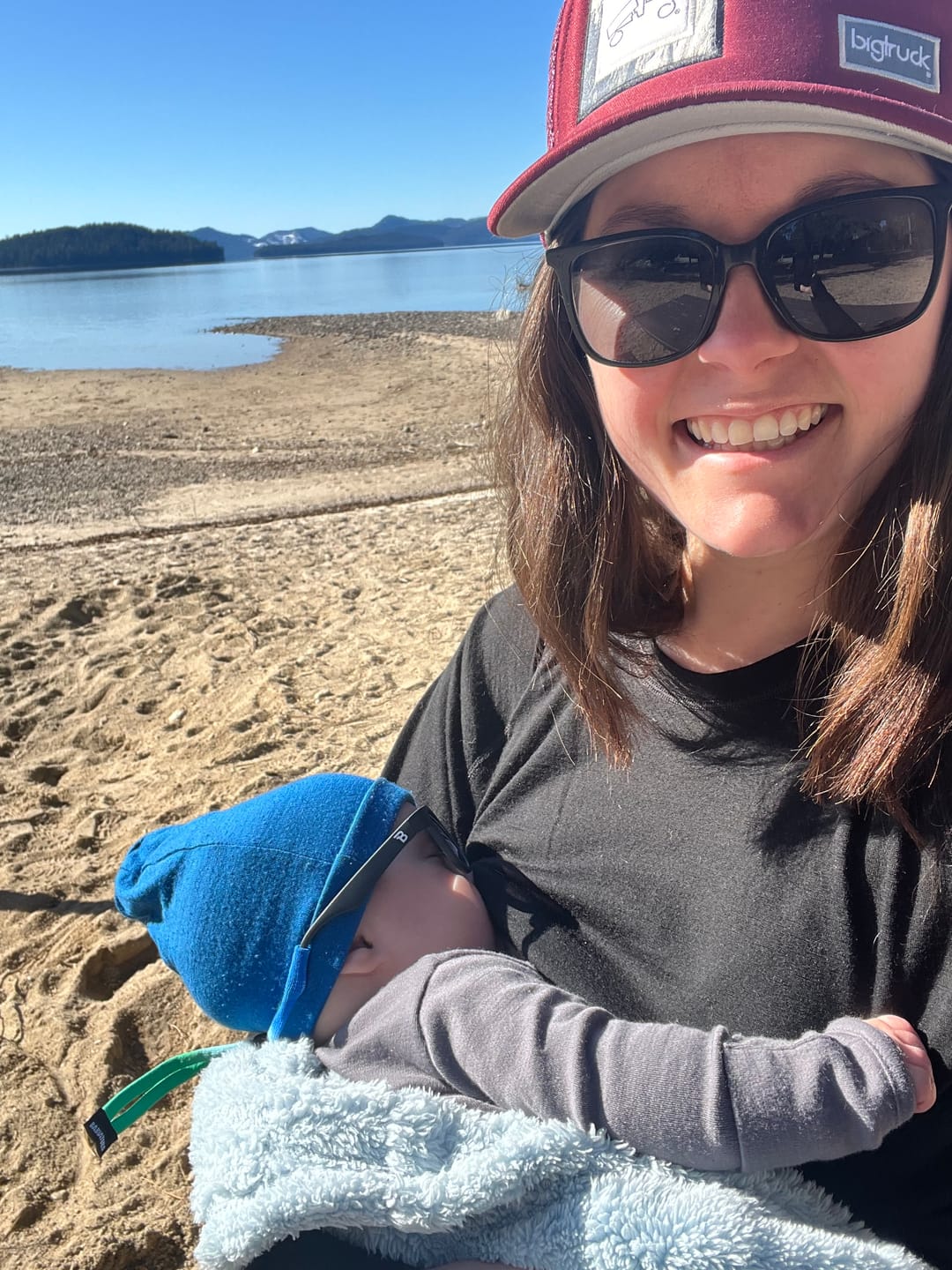 Customer photo review of grown up nursing long sleeve