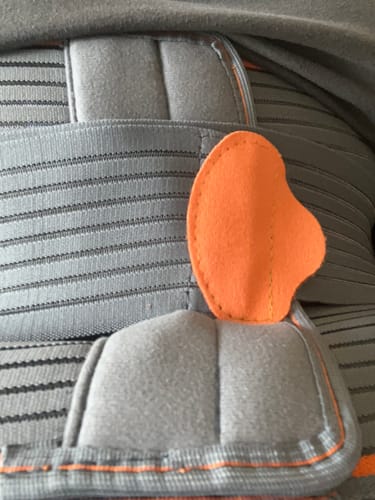 Customer photo review of Eco Frame Back Support | Provides Firm Support to the Lumbar Spine & Locks Movement (Grey)