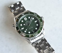 Customer photo review of Replica Top Clone Omega 2022 New Sea-master Diver 300m Silver Green