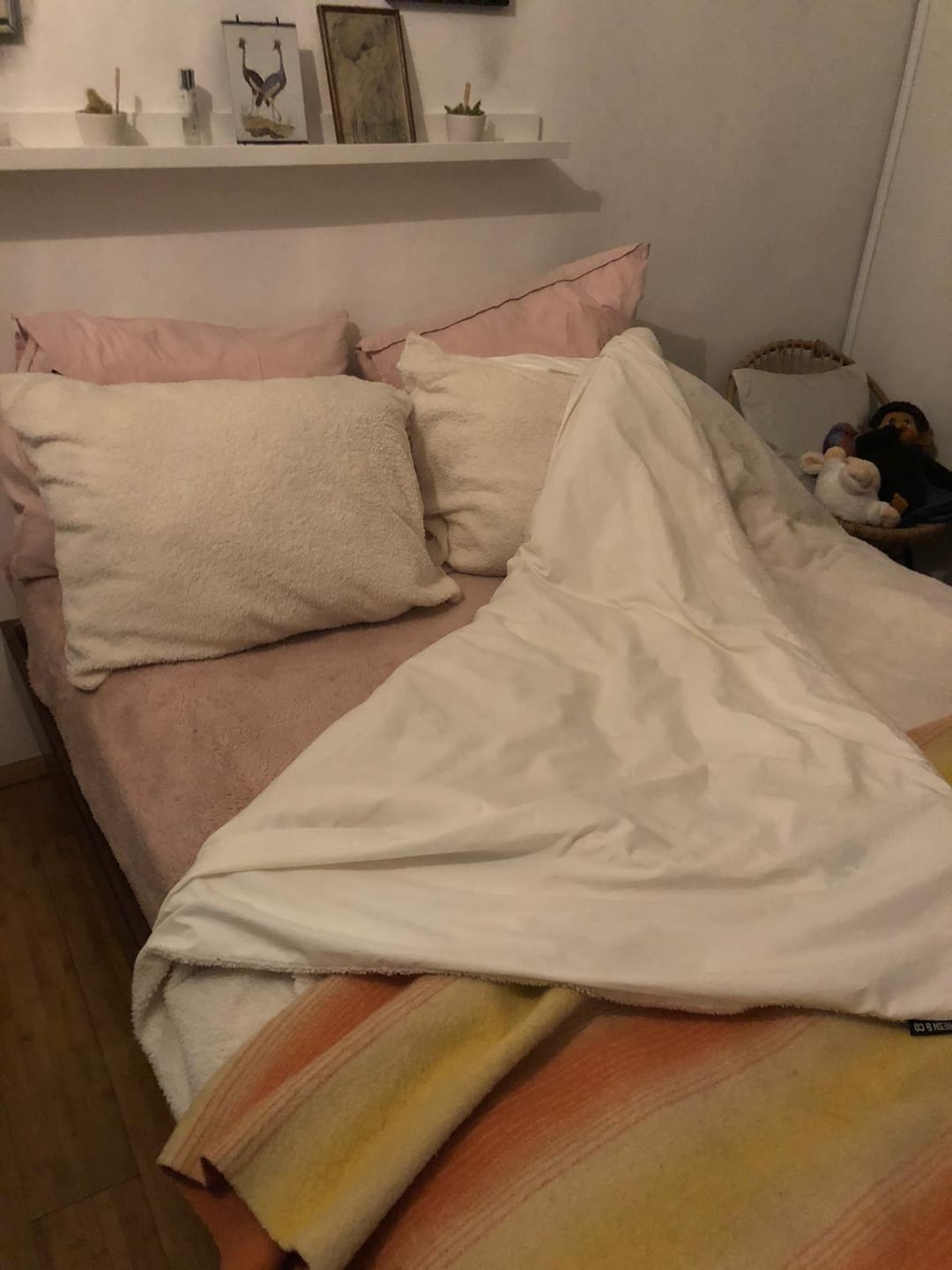 Customer photo review of Matras Hoeslaken Teddy - Hug Me Powder Pink