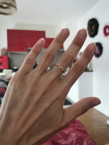 Customer photo review of Bague Ajustable - À ma soeur - Je serai toujours à tes côtés (Edition limitée)