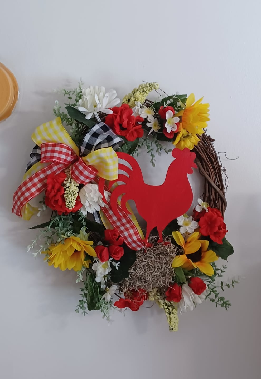 Customer photo review of Unfinished Wood Rooster Chicken Shape - Farm Animal - Craft - up to 24" DIY