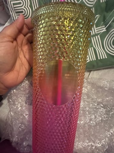 Customer photo review of Pink Lemonade Gradient Cup 20oz