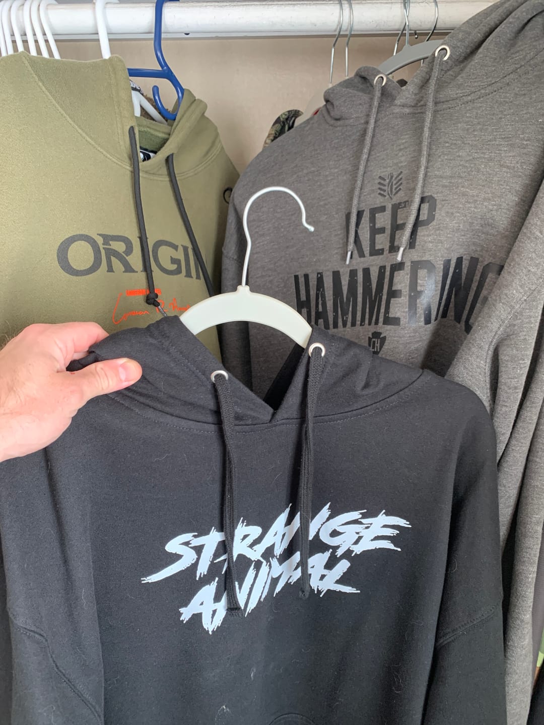 Customer photo review of Strange Animal Hoodie