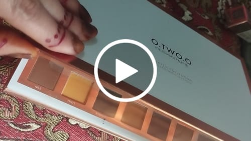 Customer video review of O.TWO.O 12PCS EYE MAKEUP BRUSHES SET (PINK)