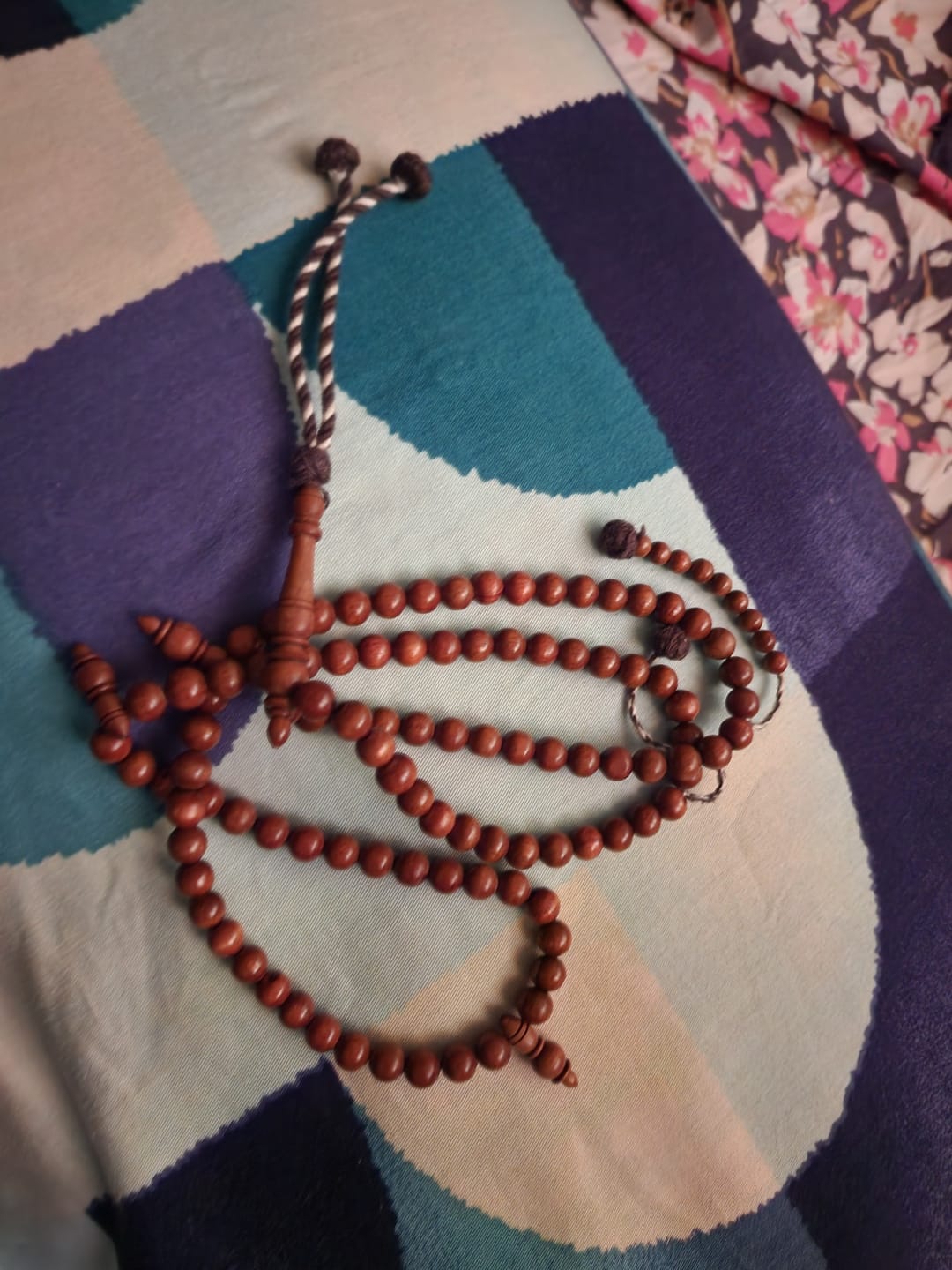 Customer photo review of NAQSHBANDI HANDMADE BEAD WOODEN TASBIH