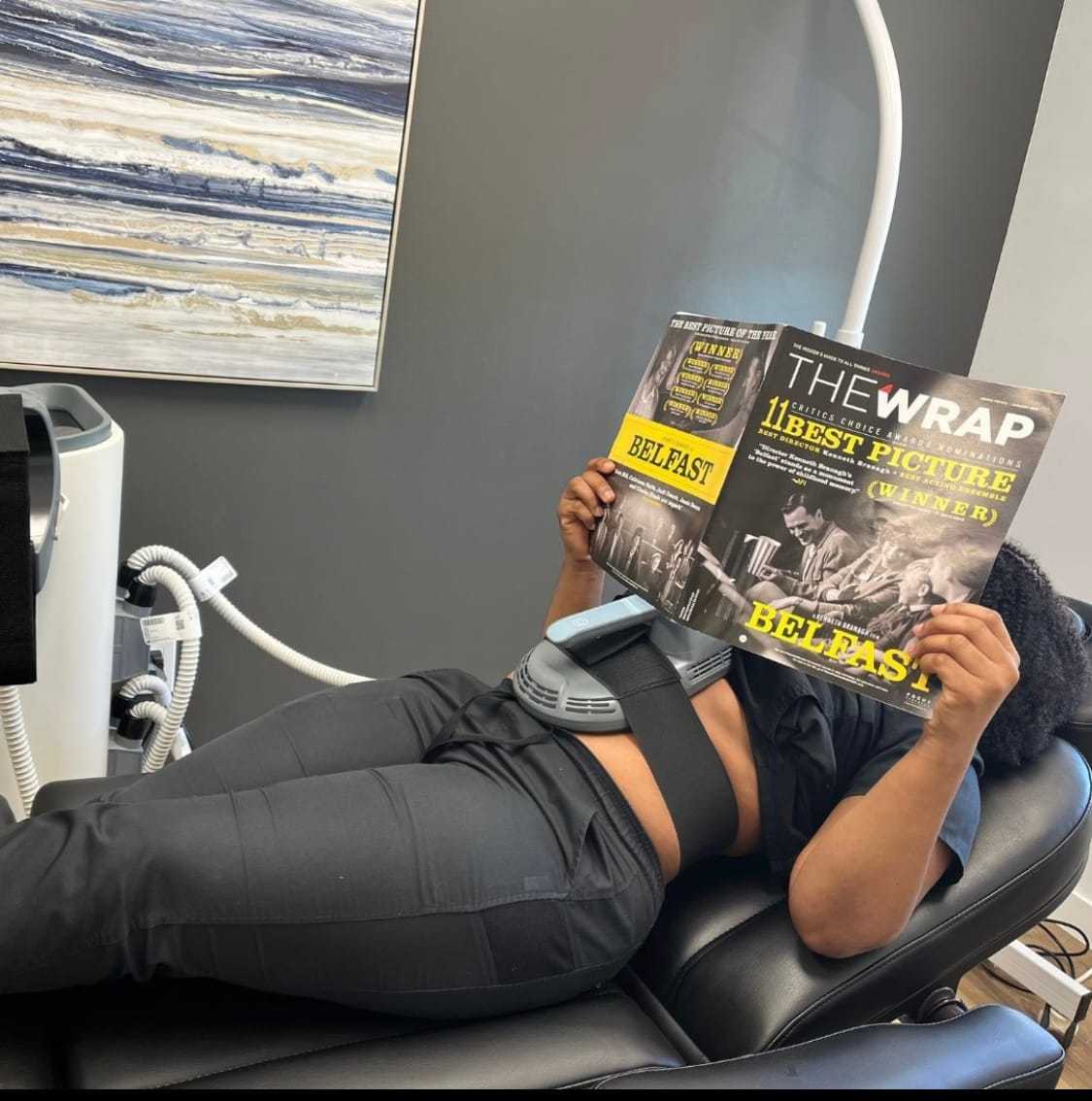 Customer photo review of EMSlim Neo Machine with RF Plus