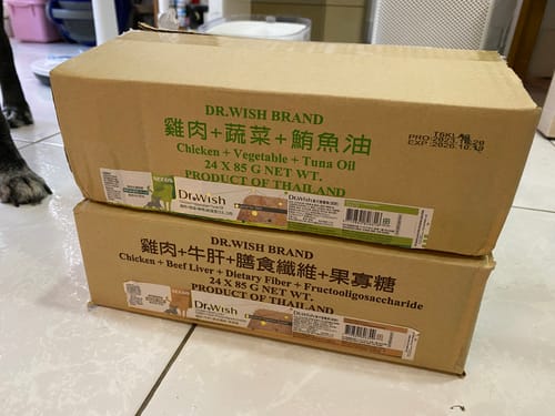 Customer photo review of SEEDS惜時 Dr. Wish 愛犬調整配方營養食 85g