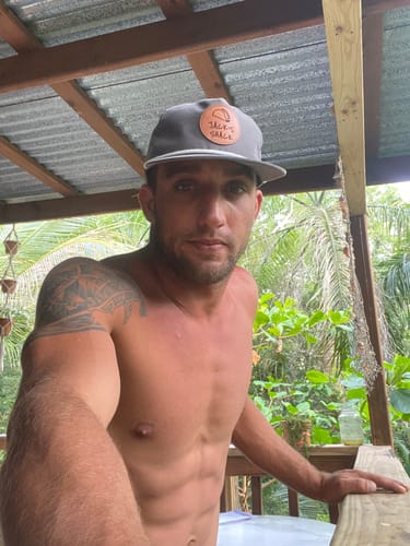 Customer photo review of Custom Leather Patch Rope Hat Richardson 256 UMPQUA