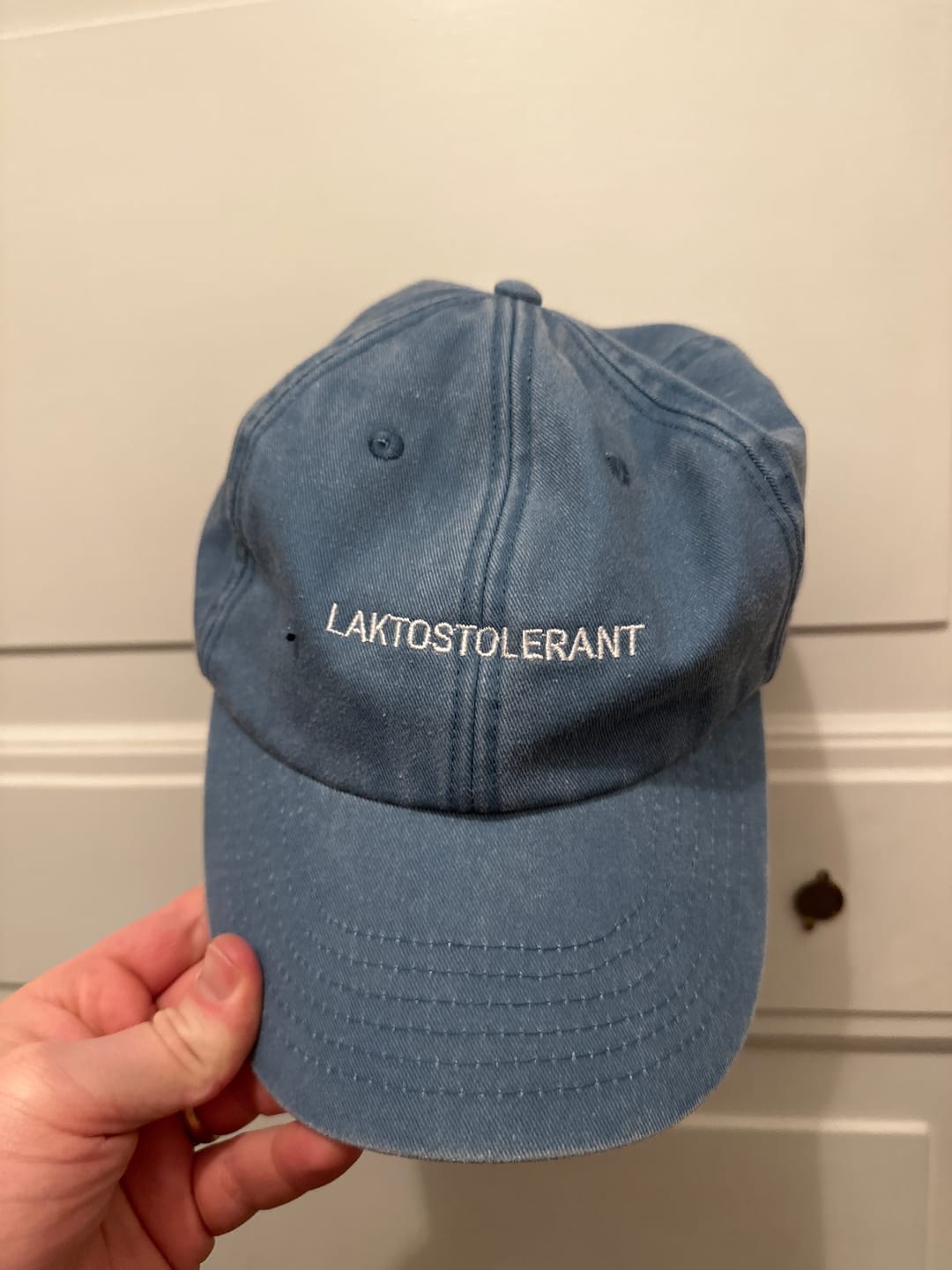 Customer photo review of Customize Your Own Vintage Hat