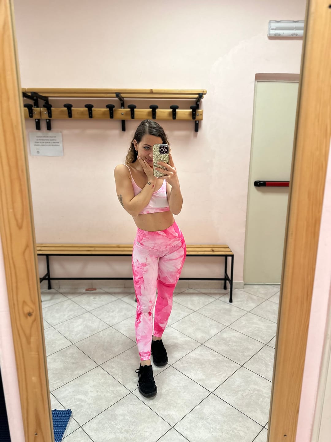 Customer photo review of Leggings Maltinto Rosa wow Paradiso