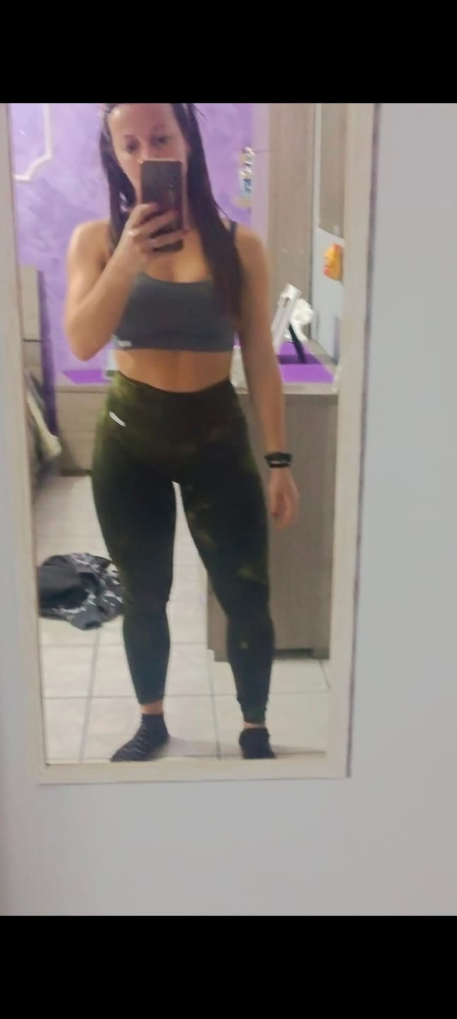 Customer photo review of Leggings Maltinto Verde Purgatorio