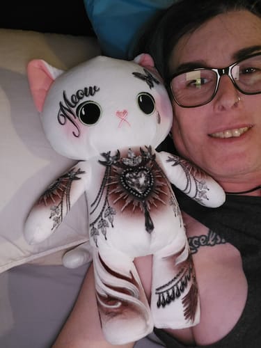 Customer photo review of Ryan Ashley Omnia Plushie